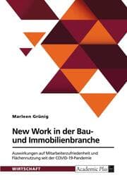 Cover von New Work in der Bau- und Immobilienbranche