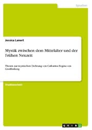 Cover von Mystik zwischen dem Mittelalter und der Frühen Neuzeit