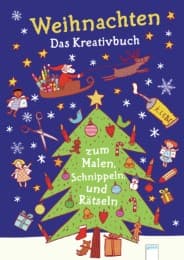 Cover von Weihnachten - Das Kreativbuch zum Malen, Schnippeln und Rätseln