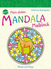 Cover von Mein dicker Mandala Malblock: Pferde und Ponys