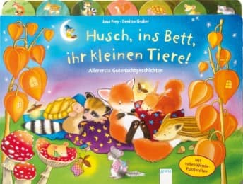 Cover von Husch, ins Bett, ihr kleinen Tiere!