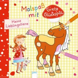 Cover von Malspaß mit Greta Glückspilz: Meine Lieblingstiere