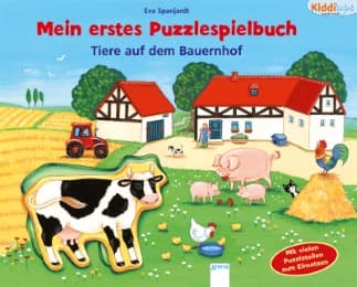 Cover von Mein erstes Puzzlespielbuch - Tiere auf dem Bauernhof