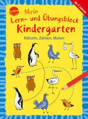 Cover von Mein Lern- und Übungsblock Kindergarten. Rätseln, Zählen, Malen