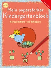Cover von Mein superstarker Kindergartenblock. Konzentrations- und Zählspiele