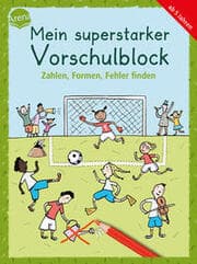 Cover von Mein superstarker Vorschulblock. Zahlen, Formen, Fehler finden