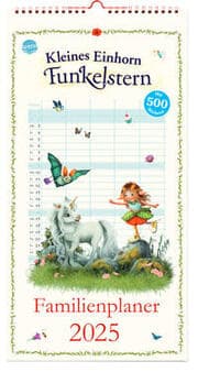 Cover von Kleines Einhorn Funkelstern Familienplaner 2025