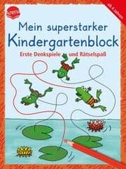 Cover von Mein superstarker Kindergartenblock. Erste Denkspiele und Rätselspaß