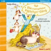 Cover von Die supergeheime Pfötchen-Gäng (1&2). Der Zwei-Millionen-Körner Schatz. Die geheimnisvolle Glückskatze