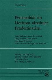 Cover von Personalität im Horizont absoluter Prädestination