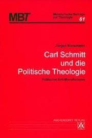 Cover von Carl Schmitt und die Politische Theologie