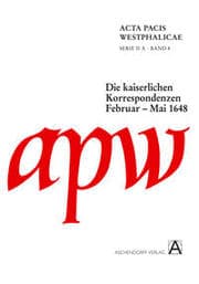 Cover von Acta Pacis Westphalicae 8