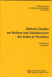 Cover von Jüdische Quellen zur Reform und Akkulturation der Juden in Westfalen