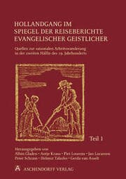 Cover von Hollandgang im Spiegel der Reiseberichte evangelischer Geistlicher