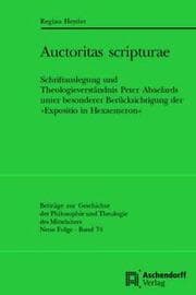 Cover von Auctoritas scripturae