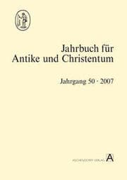 Cover von Jahrbuch für Antike und Christentum