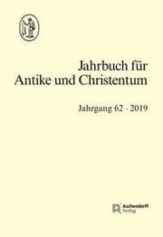 Cover von Jahrbuch für Antike und Christentum Jahrgang 62-2019