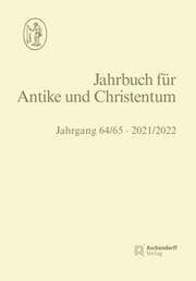 Cover von Jahrbuch für Antike und Christentum Jahrgang 64/65 2021/2022