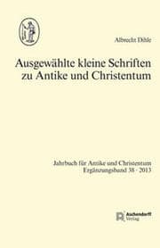 Cover von Ausgewählte kleine Schriften zu Antike und Christentum