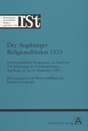 Cover von Der Augsburger Religionsfrieden 1555