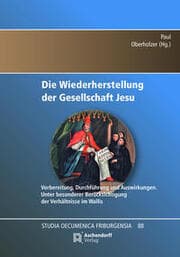 Cover von Die Wiederherstellung der Gesellschaft Jesu 1814