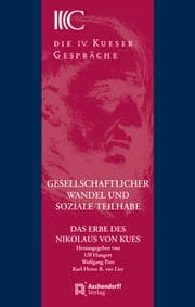 Cover von Gesellschaftlicher Wandel und soziale Teilhabe