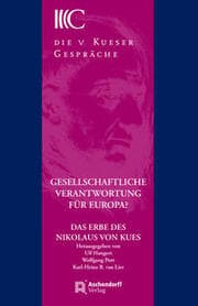 Cover von Gesellschaftliche Verantwortung für Europa?