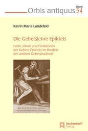 Cover von Die Gebetslehre Epiktets