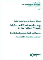 Cover von Frieden und Friedenssicherung in der Frühen Neuzeit