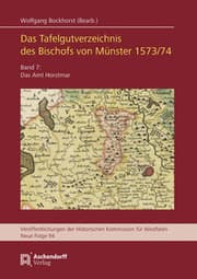 Cover von Das Tafelgutverzeichnis des Bischofs von Münster 1573/74