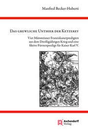 Cover von Das Grewliche Unthier der Ketzerey