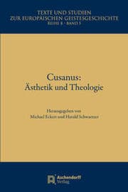 Cover von Cusanus: Ästhetik und Theologie