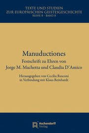 Cover von Manuductiones