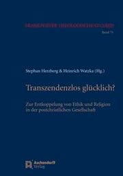 Cover von Transzendenzlos glücklich?