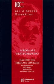 Cover von Europa als Werteordnung?