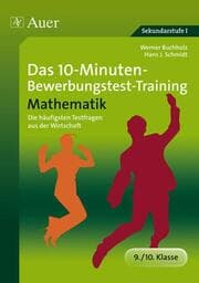 Cover von Das 10-Minuten-Mathe-Bewerbungstest-Training