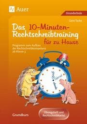 Cover von Das 10-Minuten-Rechtschreibtraining für zu Hause
