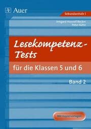 Cover von Lesekompetenz-Tests für die Klassen 5 und 6 Bd 2