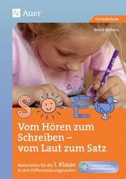 Cover von Vom Hören zum Schreiben - vom Laut zum Satz
