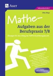 Cover von Mathe-Aufgaben aus der Berufspraxis 7/8