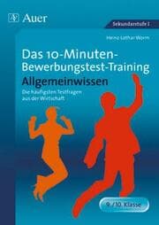 Cover von Das 10-Minuten-Bewerbungstest-Training Allgemeinwissen