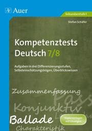 Cover von Kompetenztests Deutsch 7/8