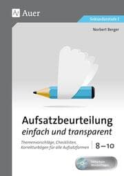 Cover von Aufsatzbeurteilung einfach und transparent 8-10