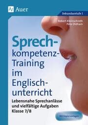 Cover von Sprechkompetenz-Training im Englischunterricht - Klasse 7/8