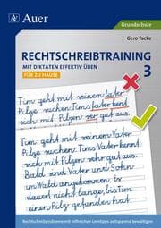 Cover von Rechtschreibtraining mit Diktaten effektiv üben 3