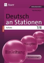 Cover von Deutsch an Stationen Spezial: Aufsatz 7/8
