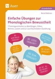 Cover von Einfache Übungen zur Phonologischen Bewusstheit