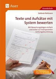 Cover von Texte und Aufsätze mit System bewerten