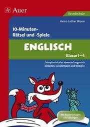 Cover von 10-Minuten-Rätsel und -Spiele Englisch Klasse 1-4
