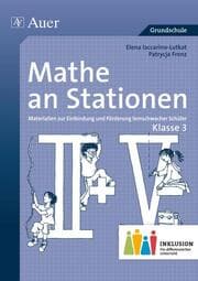 Cover von Mathe an Stationen: Klasse 3 - Inklusion für den differenzierten Unterricht